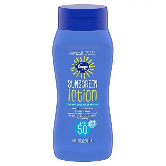 3/$10 Kroger Sunscreen Lotion SPF 50 8oz - Picture 1 of 1